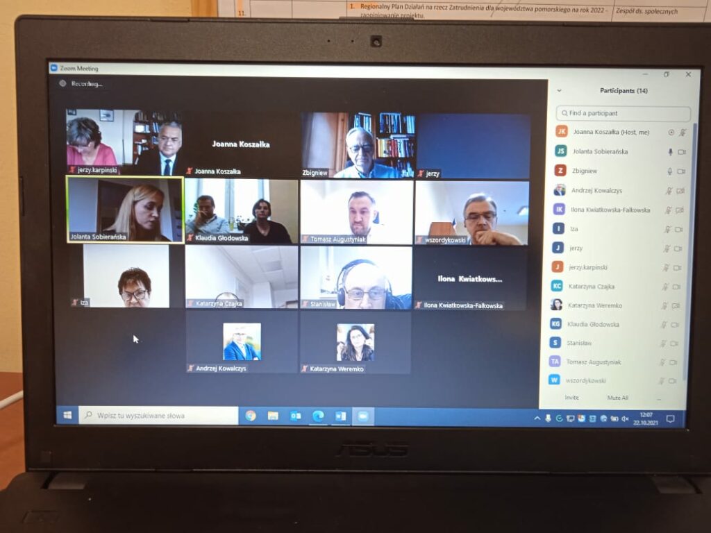 Posiedzenie Zespołu ds. Ochrony Zdrowia 22.10.2021