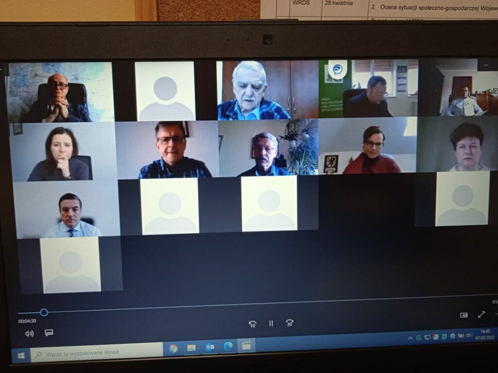 Posiedzenie Zespołu ds. społecznych 2.02.2022r.